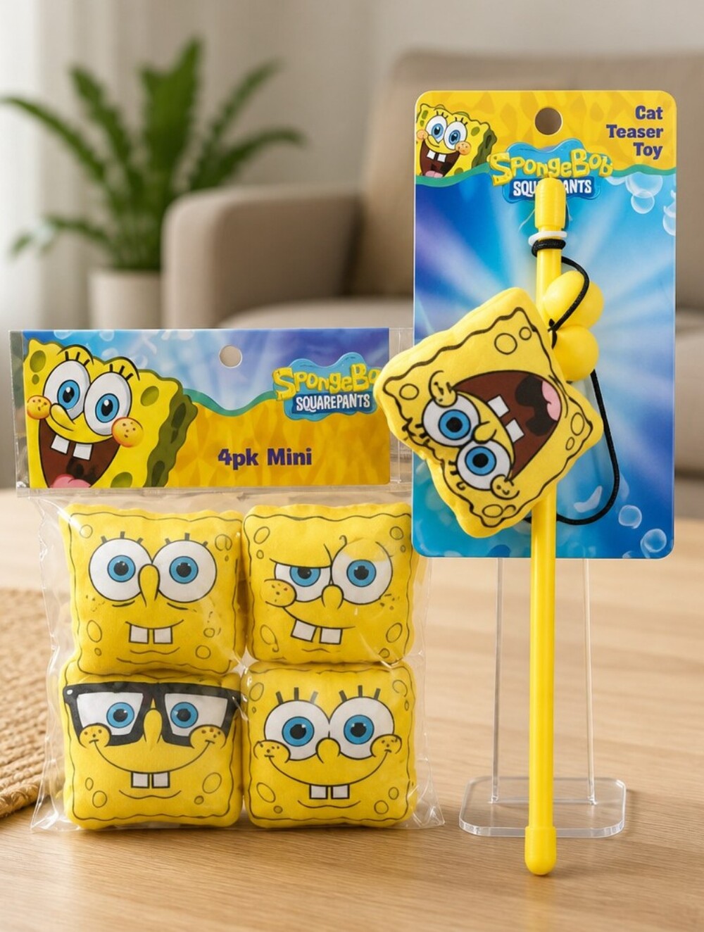 𝐒𝐩𝐨𝐧𝐠𝐞𝐛𝐨𝐛 𝐒𝐪𝐮𝐚𝐫𝐞𝐏𝐚𝐧𝐭𝐬 𝐂𝐚𝐭 𝐓𝐨𝐲𝐬 𝐁𝐮𝐧𝐝𝐥𝐞
